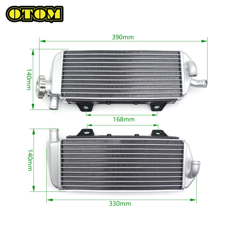 For KTM HUSQVARNA GASGAS 2019-2023 Motorcycle Radiator Cooling Aluminum Left Right Water Tank Engine Cooler SX XC EXC XCW TE FE