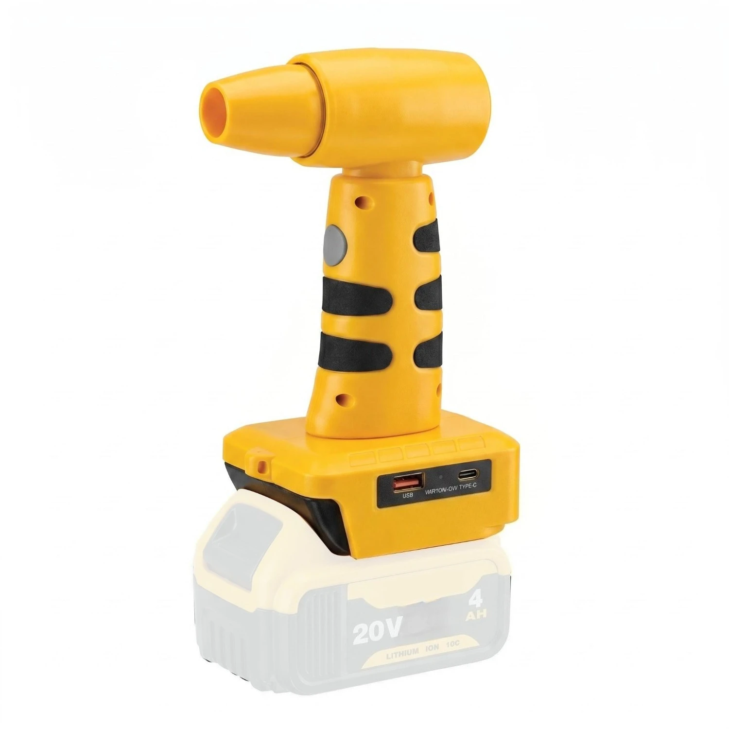 Portable Brushless Dust Blower Is for Makita DeWALT Milwaukee 18V Lithium Battery Keyboard Car Yard Multi-scene Cleaning