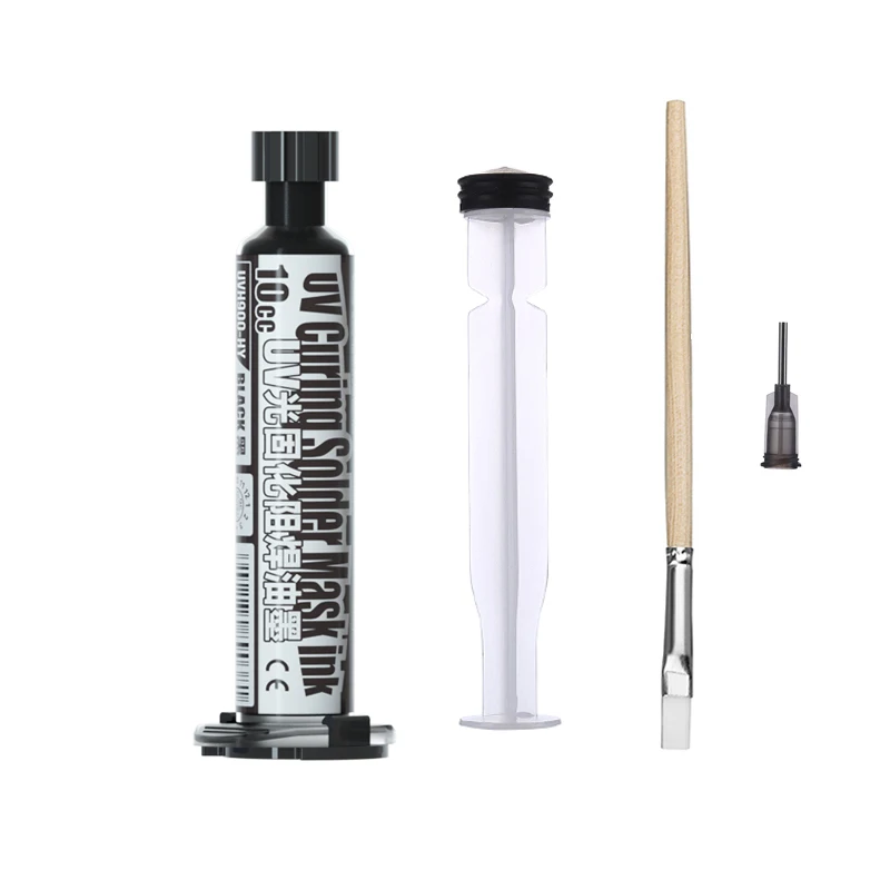 MECHANIC 4-IN-1 6 Colors Green Oil UV Photosensitive Solder Mask Ink BGA PCB Motherboard Paint Prevent Corrosive Arcing