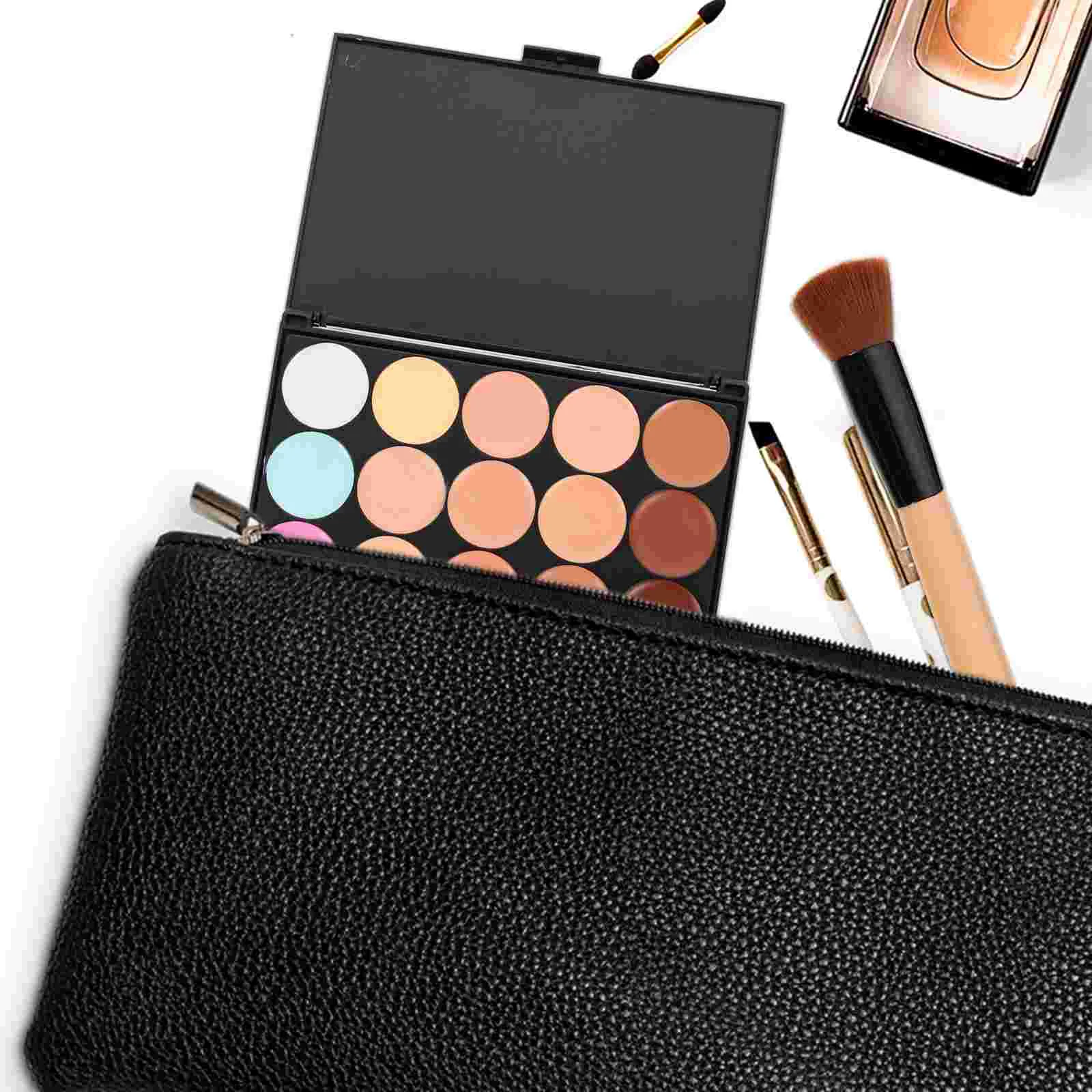 2 Pcs Makeup Tool Set Make-up Foundations Concealers for Waterproof Palettes Pallet Pp Women Girl Supply Child Brush