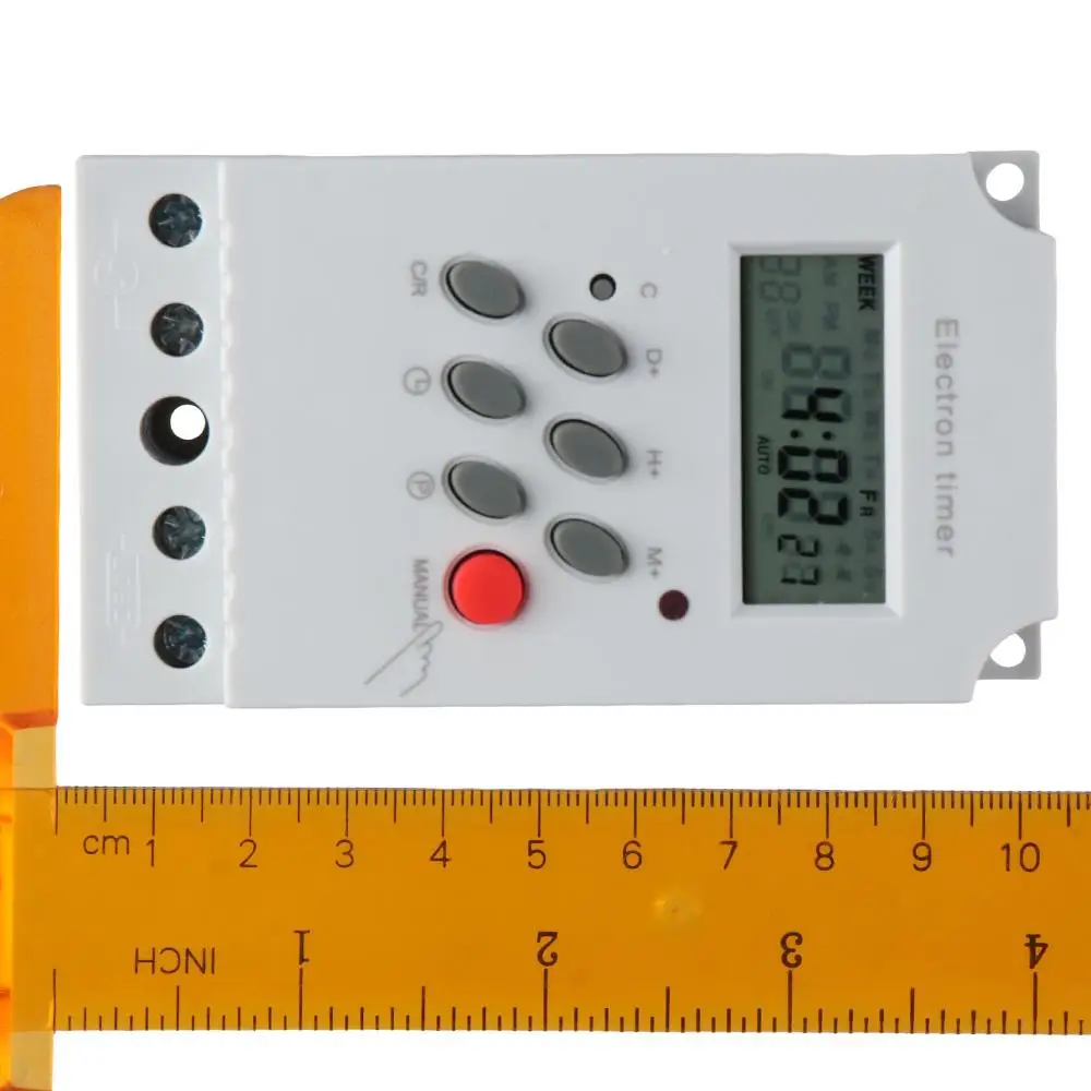 

Портативный цифровой таймер 12 В, 220 В, светодиодный электрический прибор, таймер, реле 110 В, таймер, электрик