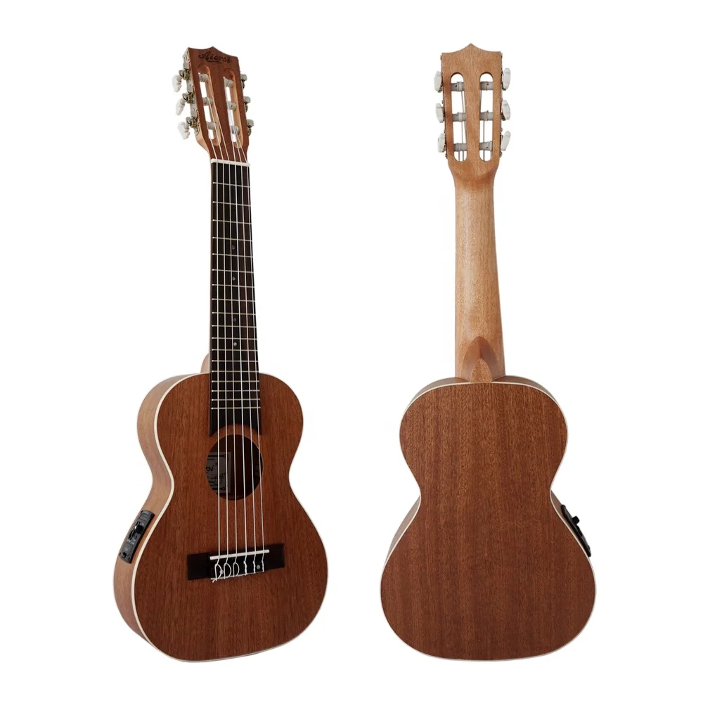 6 String Electric Guitarlele Handmade Stringed Instrument Suitable For Music Learner Daily Practice Rehearsal