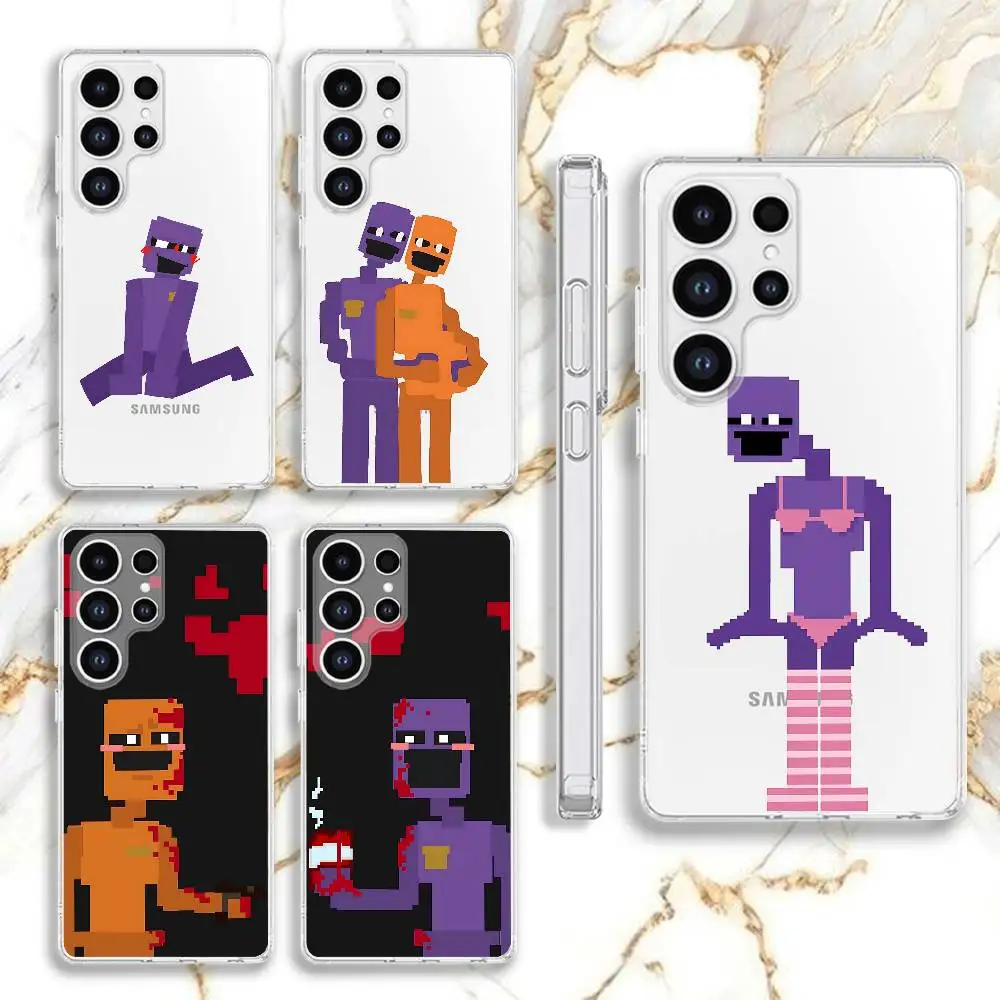 

D-Dsaf 3 Purple Guy D-Dave Phone Case For Samsung S22,S24,S30,S10,S21,S25,S23,S10,PIus,Ultra,5G,FE,lite Transparent Shell