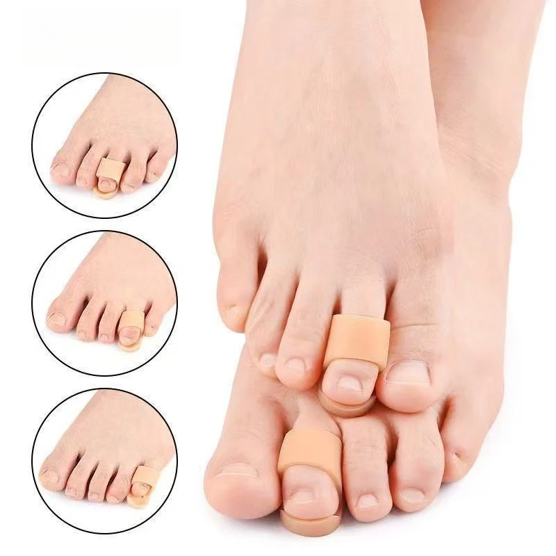 1/2 Uds. Alisador de dedos pulgar Valgus Protector pies almohadillas alivio del dolor Gel de silicona separador de dedos ajustador de juanete herramientas para el cuidado de los pies
