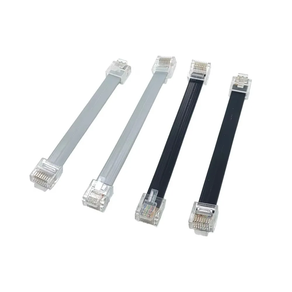 5/10/20/30cm Flat Ethernet Cable Flat Design 8P8C Connector UTP Patch Cable Cat 5 Network Cable for PS5/Xbox/PS4/PS3 For Modem