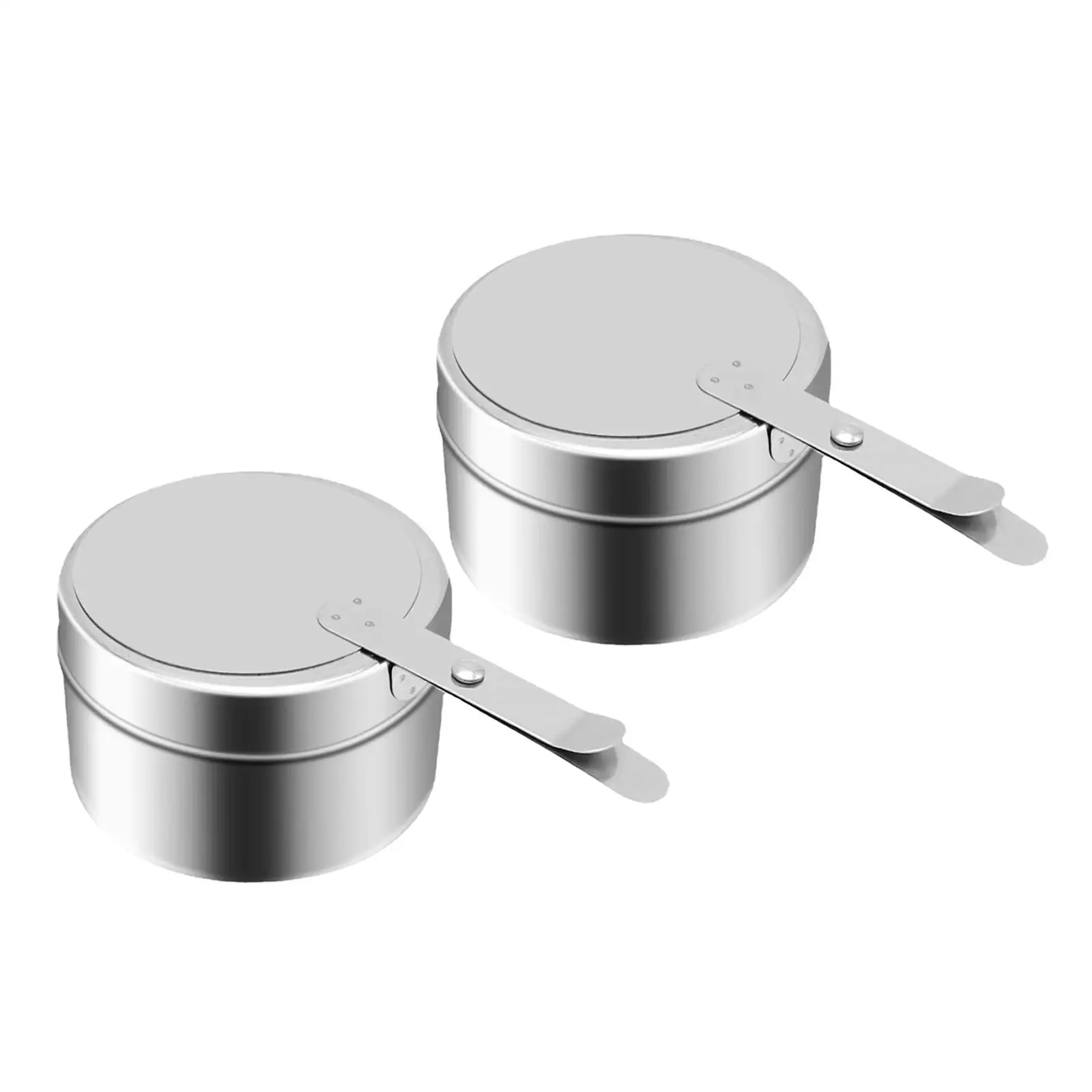 2 Pieces Chafer Wick Fuel Holder Chafing Dish Fuel Cans for Barbecue Food Warmer Buffet Server Party Supplies Catering Events