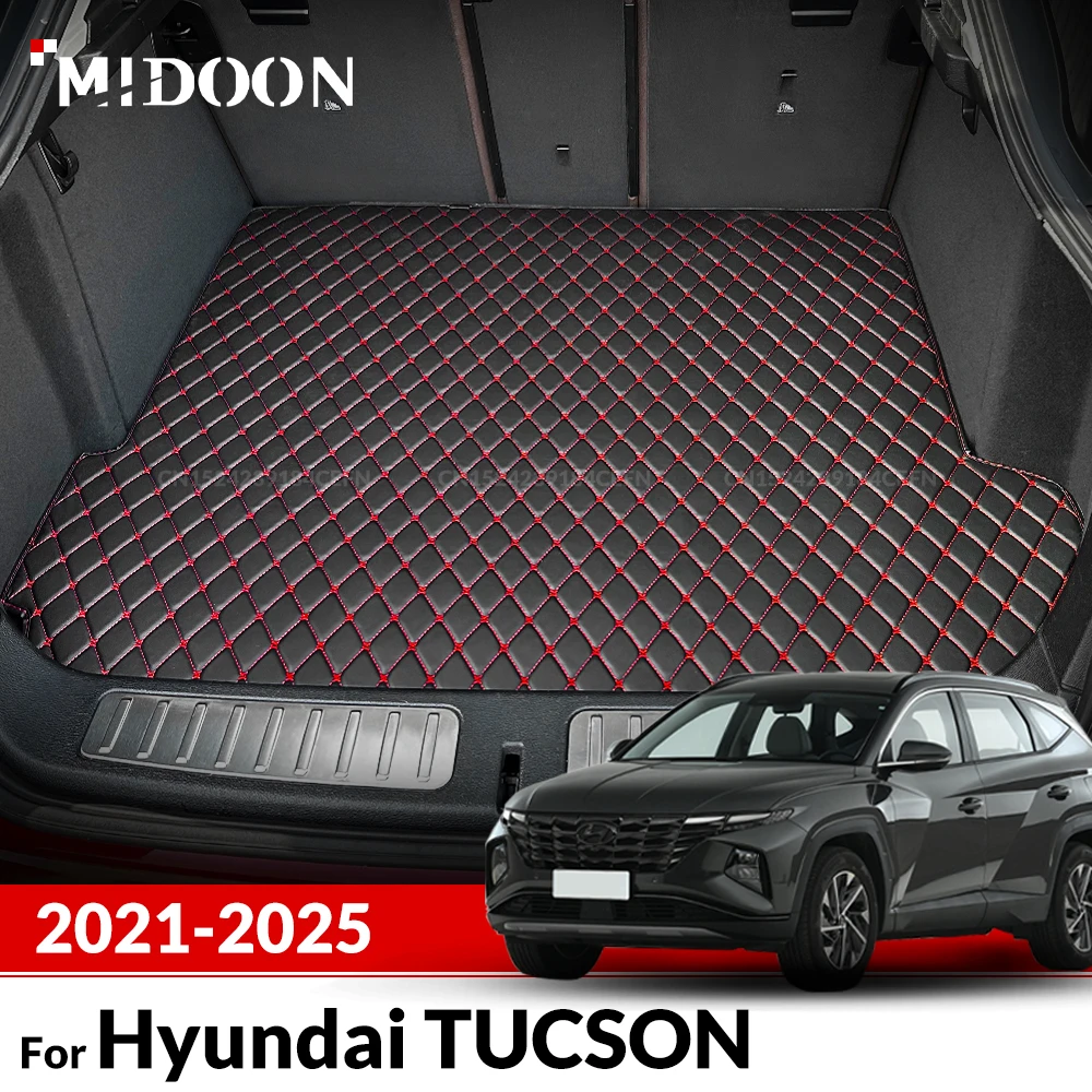 

Car Trunk Mats For Hyundai TUCSON 2021 2022 2023 2024 2025 Custom Floor Mat Auto foot Pads Carpet Cover Interior Accessories
