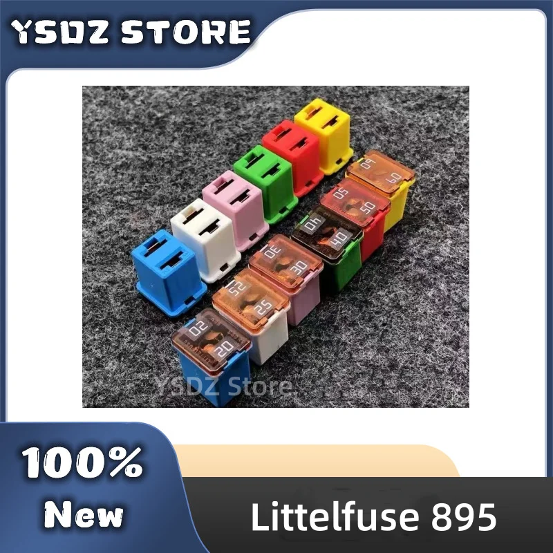 5~50PCS Littelfuse 895 Cartridge Fuse 58V 20A 25A 30A 40A 50A 60A Jcase fuse box for RV/Truck/Motorcycle