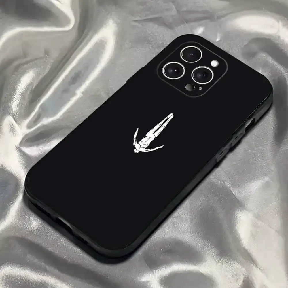 Coque de téléphone DJ a-après vie Anyma pour iPhone 16,15,14,13,12,11,Pro,Max,Plus,X,XS,SE4,E,Mini, étui noir souple
