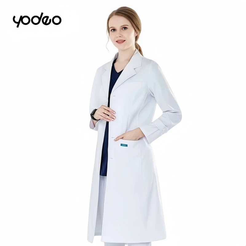 Blouse de Laboratoire Blanche à Manches Courtes, Vêtements de Travail de Style Coréen, 600 Médecin UC, Chirurgie Plastique Buccale et Dentaire, Hôpital, Salon de miles