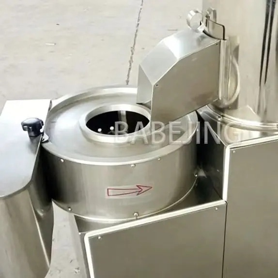 

Fully Automatic Potato Cleaning Peeling Slicing Machine for Taro And Potatoes Kitchen Food Prep Equipment
