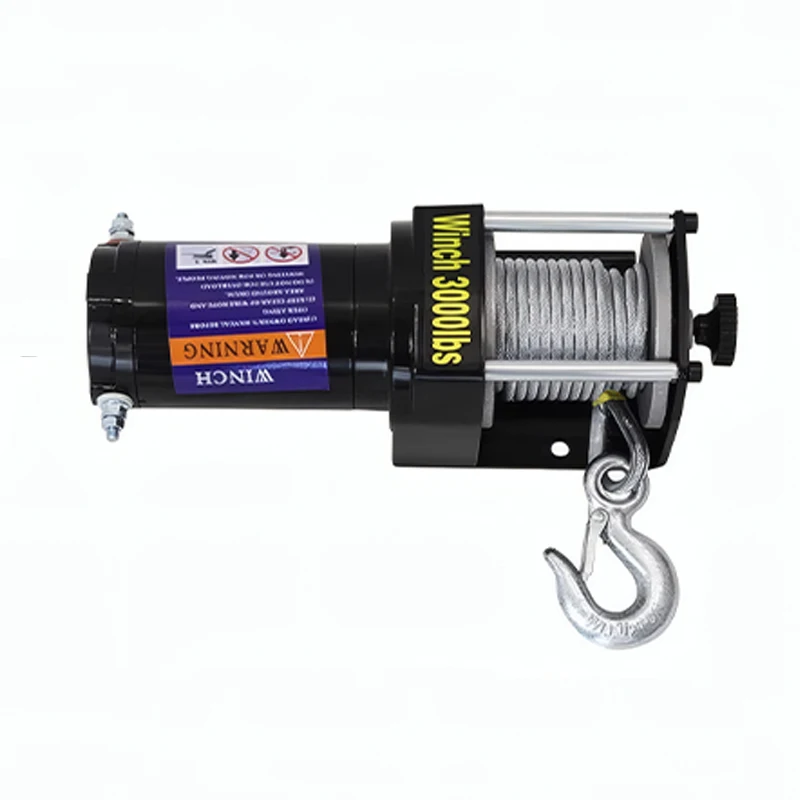 

6000LBS/3000LBS 12v24v electric winch vehicle winch trailer traction motor winch self-rescue off-road vehicle