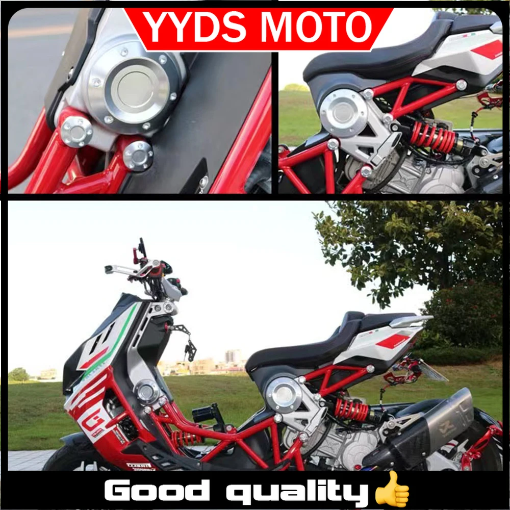 New Fit Italjet Dragster 200 Accessories Decorative Cover Frame Aluminum Alloy Cover For Italjet Dragster 200 / 250i / 125 / 400