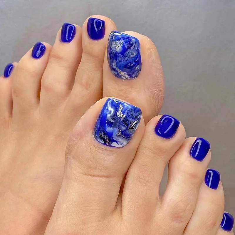 

Nail Art Toenails Blue Smudging Toenail Patches Toenail Patches Spicy Girls Wearing Nail Patches Toenail Patches Nail Art