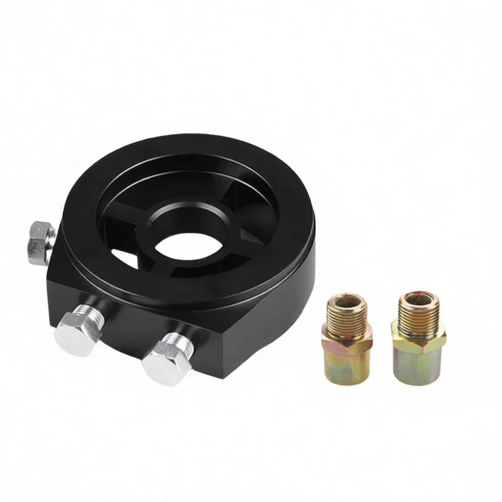 Auto Modification Oil Sensor Adaptor Racing Gauge Holder Mounting Plate Universal Instrument Accessories Black