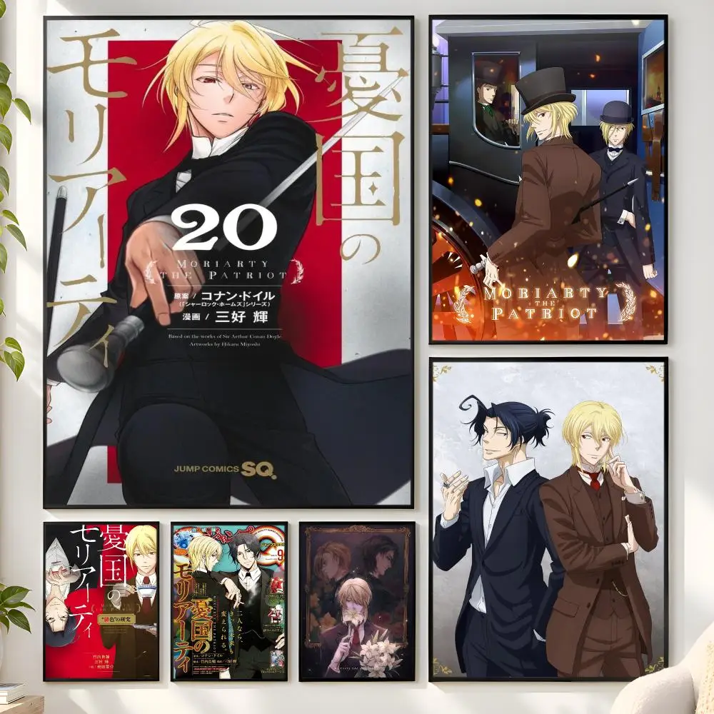 M-Moriarty The Patriot Anime William Poster Matte Wall Peel And Stick Decor Bedroom Living Room Office Dorm Home