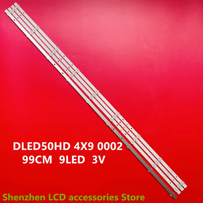 FOR 50inch DLED50HD 4X9 0002  99CM  9LED  3V   100%new  LCD TV backlight bar 100%NEW