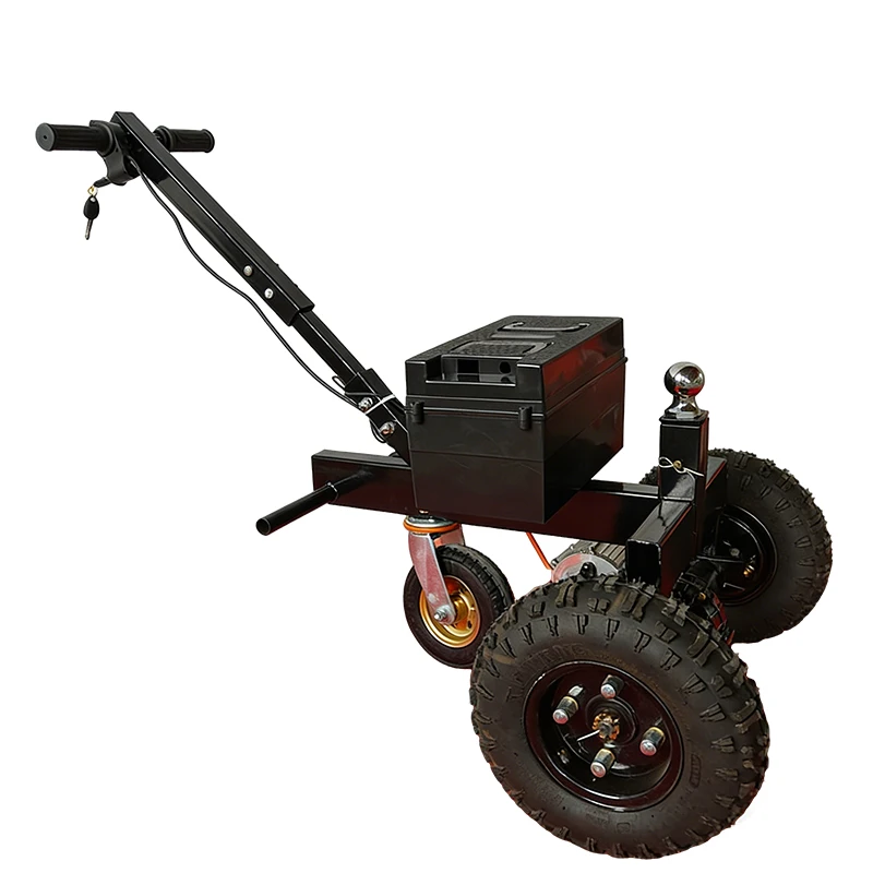 24V 1.3T Electric Trailer Tow Dolly Trailer Trolley Utility Dolly for Easy Pulling Electric Dolly for Various Loads