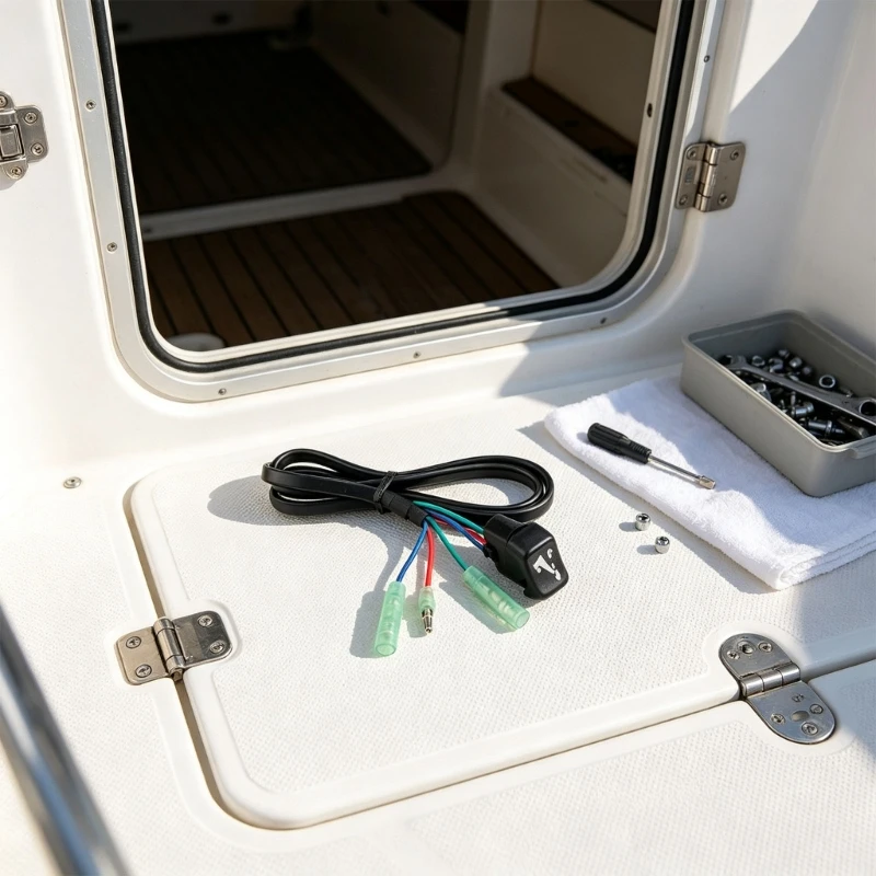 Marine Control Harness with Approximate 93 Cable, 1 Assembly for Housing Review, Part Number Check, and H9EE