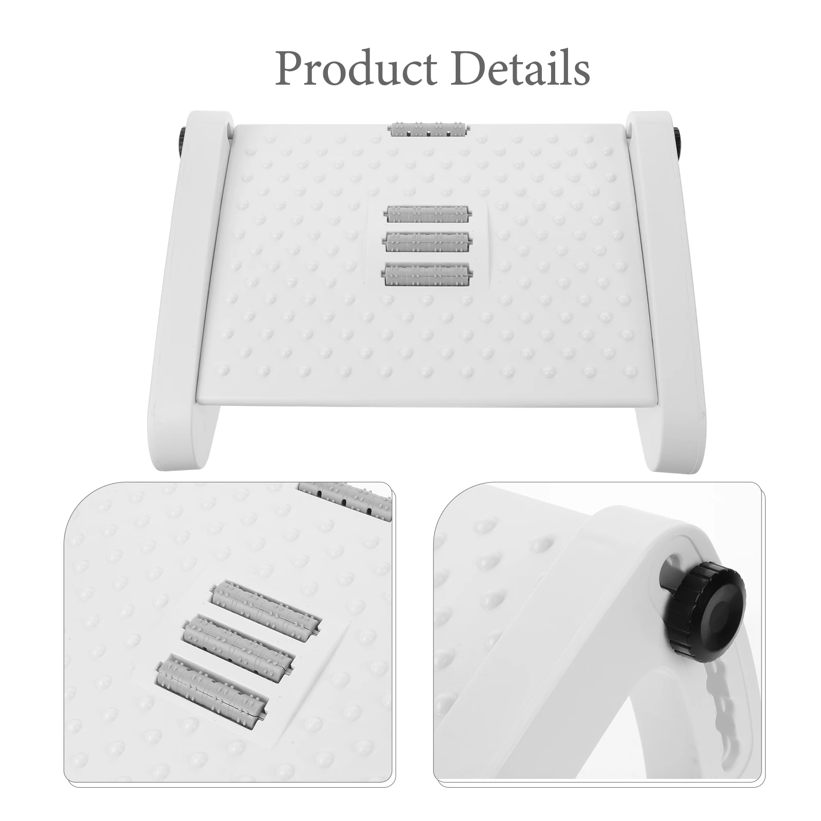 Non-Slip Strong Load-Bearing Plastic Step Stool Small Step Footstool For Office Home Use Adjustable Portable Foot Rest Household