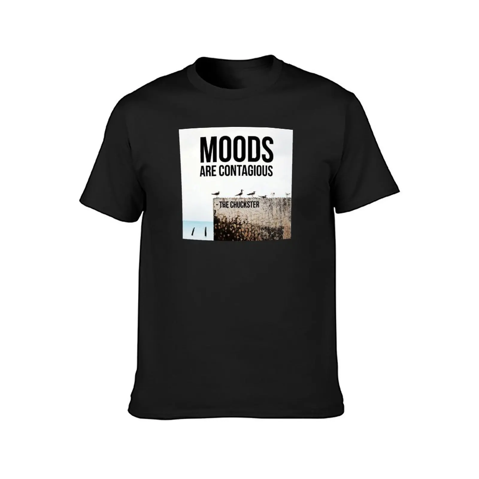 MOODS ARE CONTAGIOUS T-Shirt summer clothes oversized sweat shirts, men