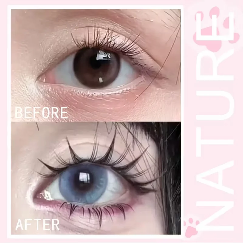 Pestañas postizas de aspecto natural estilo anime para DIY extensión de pestañas - 104 piezas, largos mixtos 6-15mm para cosplay, curvatura C 3