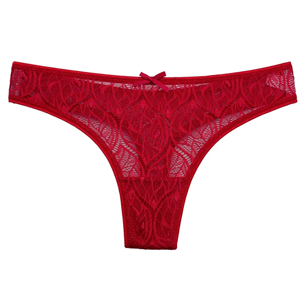12 ks/sada sexy krajkových tang, dámské průhledné kalhotky G-string, krajkové spodní prádlo s T-back, módní dámské kalhotky M-XL 87416 - náhled 5