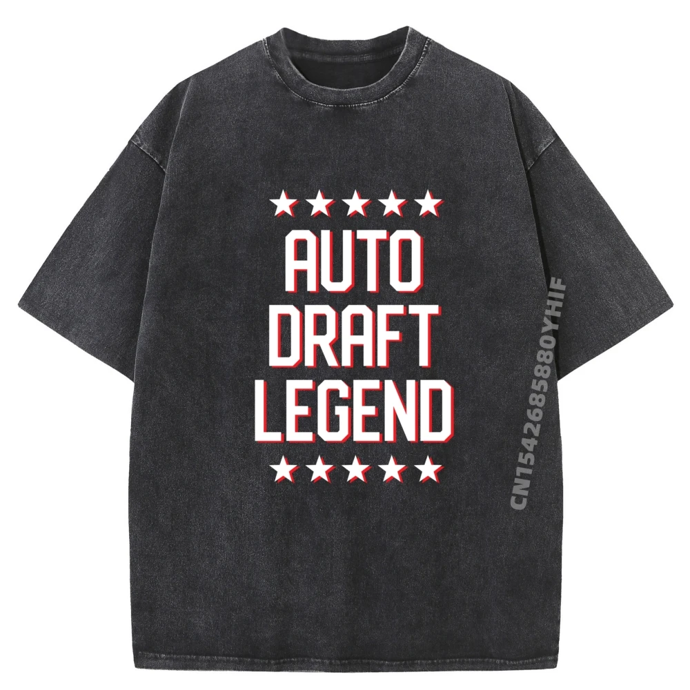 

Фэнтези-футбол Auto Draft Legend, мужская одежда больших размеров, винтажные потертые футболки, мужские футболки с рисунком 4 июля