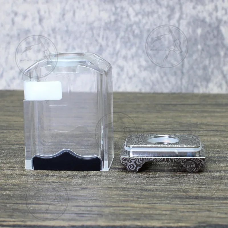 

Wolfcoolvape Monarchy S Bo Style Boro Tank для BB Billet Box Mod AIO Kit 316SS + PCTG Translucent Vape Atomizer Tank