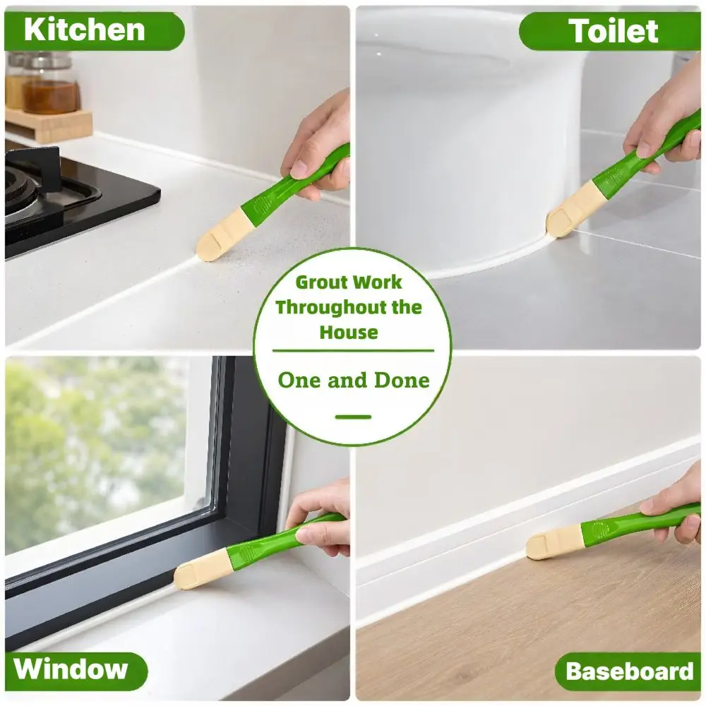Practical Tool ABS Grout Finisher Silicone Ergonomic Shape Caulk Remover Tile Grout Tool Tile Work