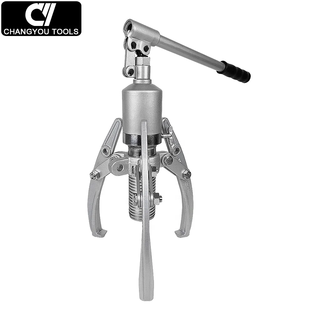 CHANGYOU YLX-10 Hydraulic Gear Puller with 3 Jaws Kit 10t Output 400mm Max Spread 1 Year Warranty