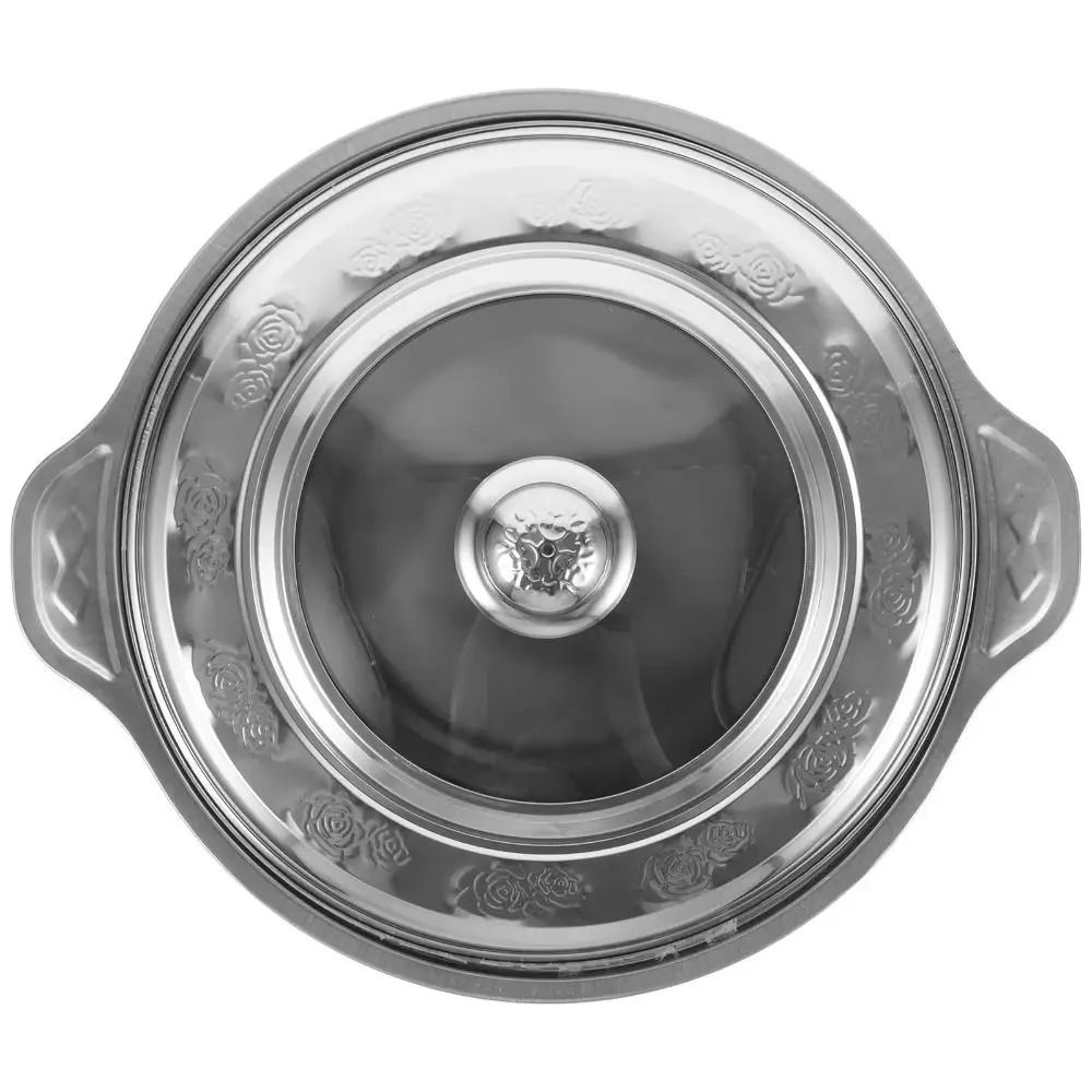 Stainless Steel Buffet Chafing Dish Food Tray Handle Hot Pot Portable Cooking Gear Multifunctional Save Space