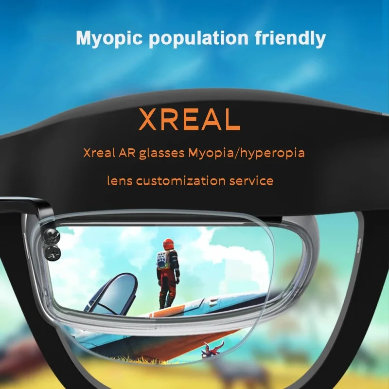 Xreal Nreal Air Air2 Air2 Pro Myopia Lens Custom Degree Smart AR Glasses Aspheric Resin Anti-Blue Light Lenses Anti-Radiation