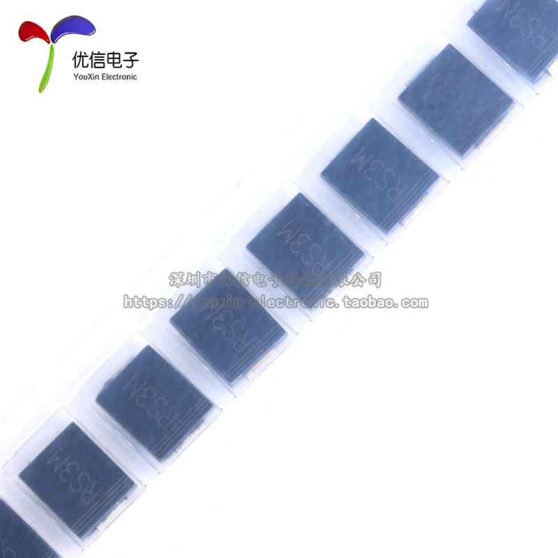 Smd Rs3m Do-214ab la diode 3a 1000v de récupération rapide