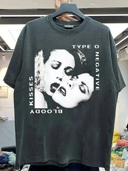 Type O Negative Band Basic Style Black Short Sleeve Unisex Oversized Y2k T Shirt Black Tee S-4XL Shirt Unisex Men Women Summer