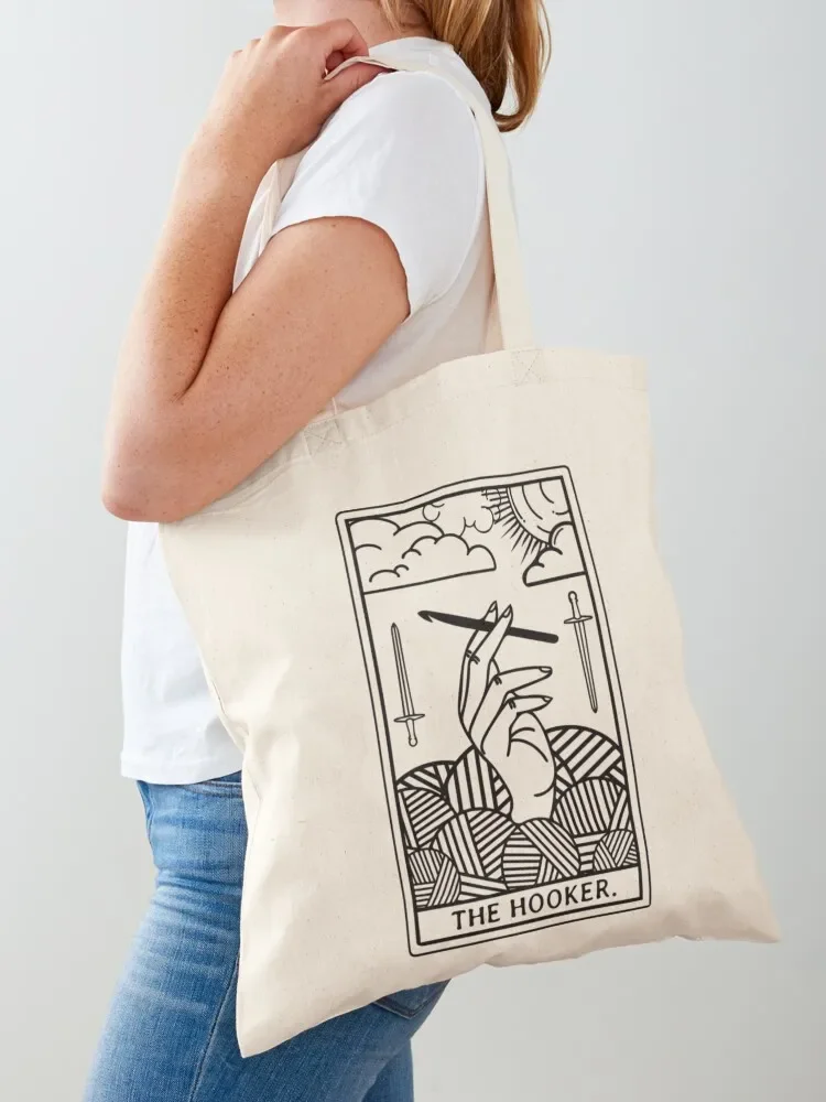 The Original Hooker Tarot Card - Outline Edition Tote Bag Canvas bag hand bag ladies cute pouch