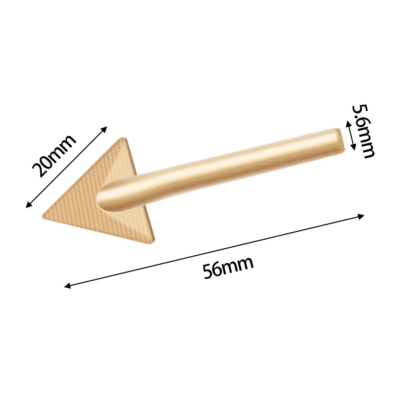 Soldador de plástico con punta de hierro, herramienta Triangular para reparación de parachoques de coche