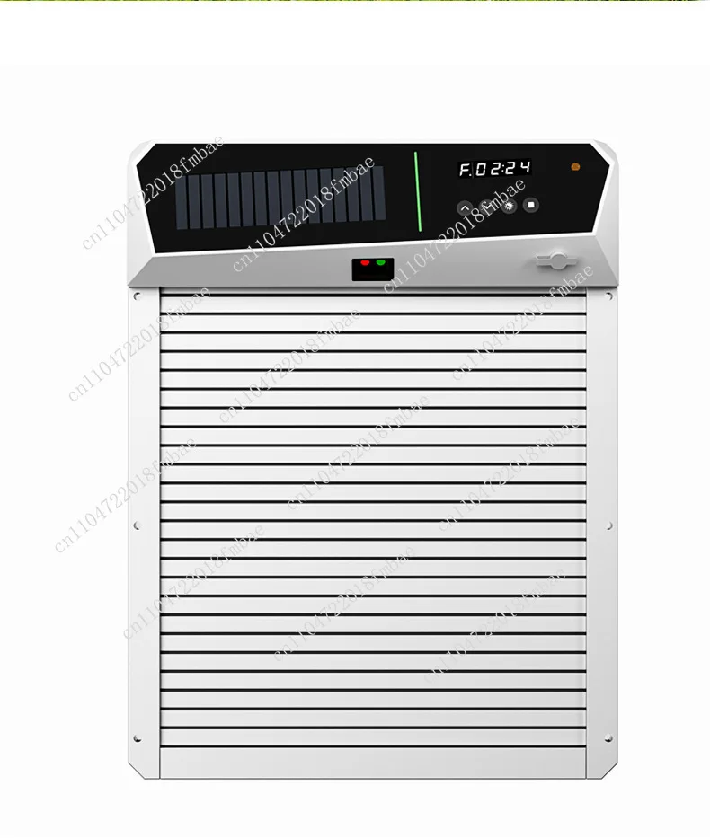 Intelligent light-sensitive automatic chicken coop door, rolling shutter door, solar automatic energy storage,