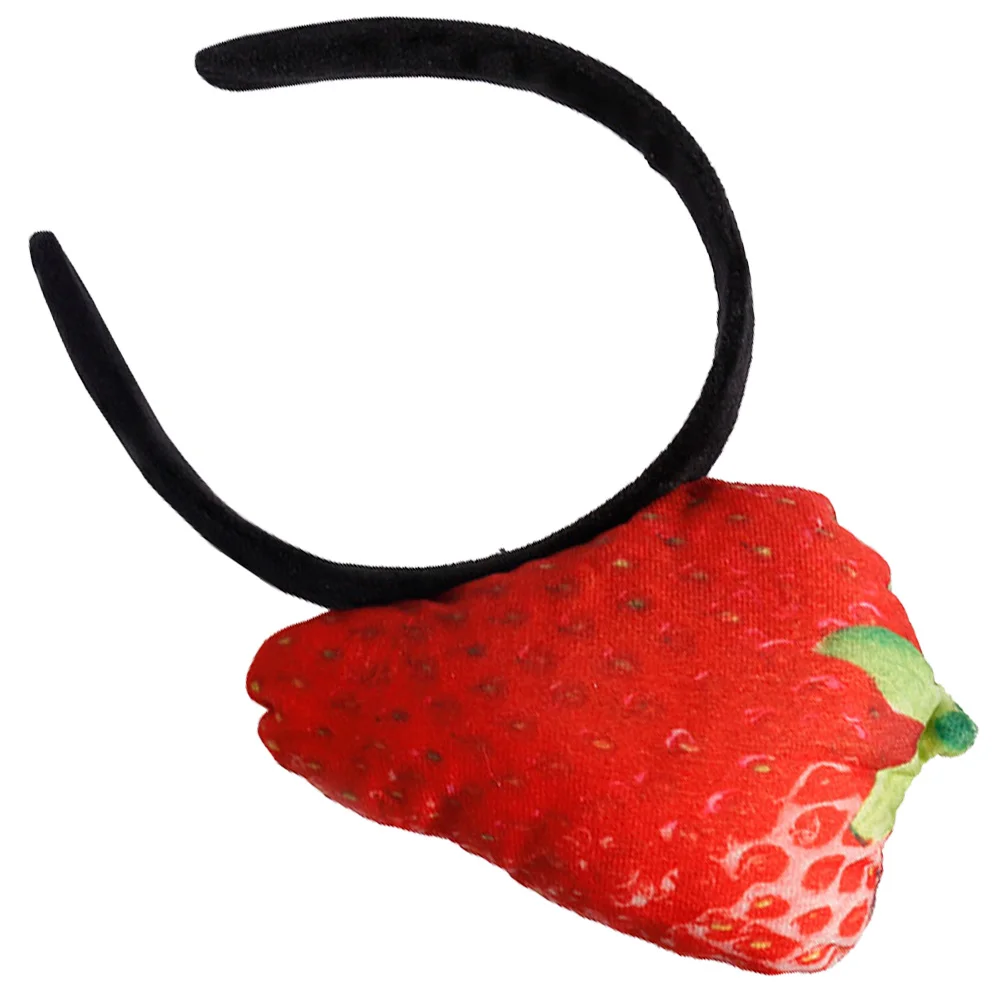 Strawberry Headband Spa Headbands for Women Facial Make up Hair Washing Face Headgear Skincare