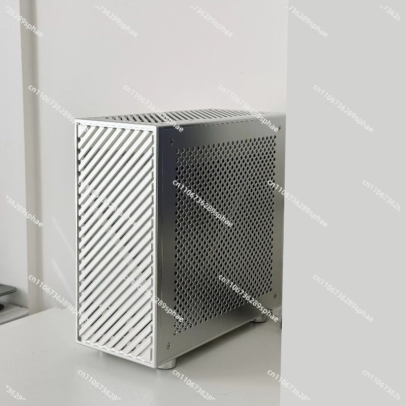 LP-P6 ITX chassis, knife card chassis, all aluminum cnc 5060lp 1U power supply
