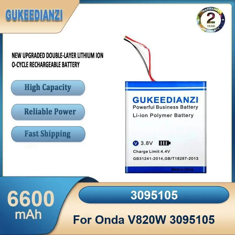 Аккумулятор для Onda V820W 3095105 V116W core M V10 V18 Pro V10Pro V18Pro V80Plus V80 Plus OC801 OI100 V80SE OI101 V891W CH Аккумулятор для Onda V820W 3095105 V116W core M V10 V18 Pro V10Pro V18Pro V80Plus V80 Plus OC801 OI100 V80SE OI101 V891W CH