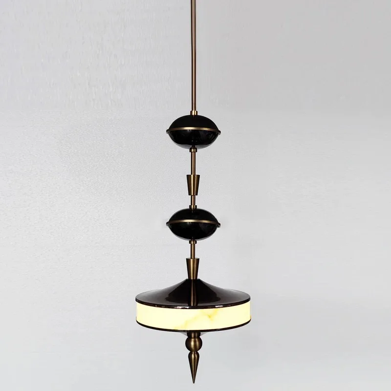 New designer bedroom bedside decoration chandelier post-modern light luxury simple model room art restaurant chandelier