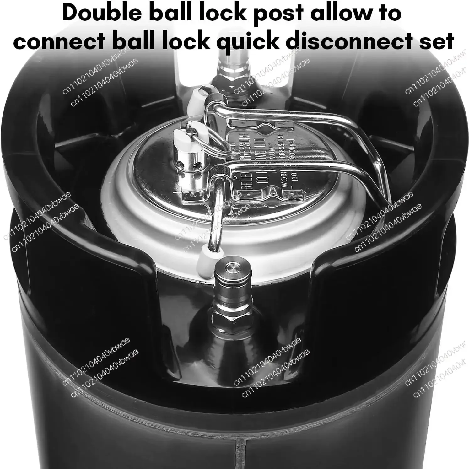 Suitable for stainless steel 19L Pepsi bucket, Coke bucket, two keg beer bucket with faucet