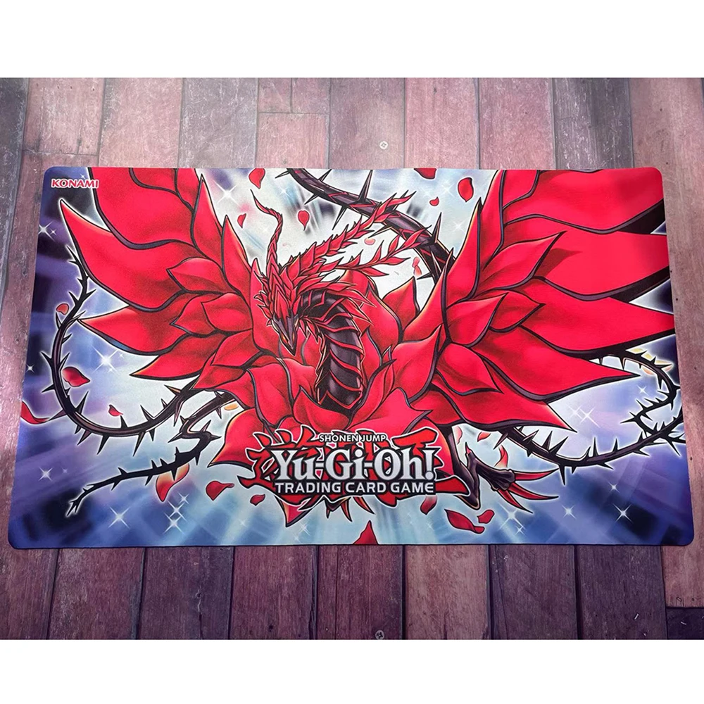 Yu-Gi-Oh Black Rose Dragon Playmat Card Pad YGO Mat KMC TCG YuGiOh Mat-24