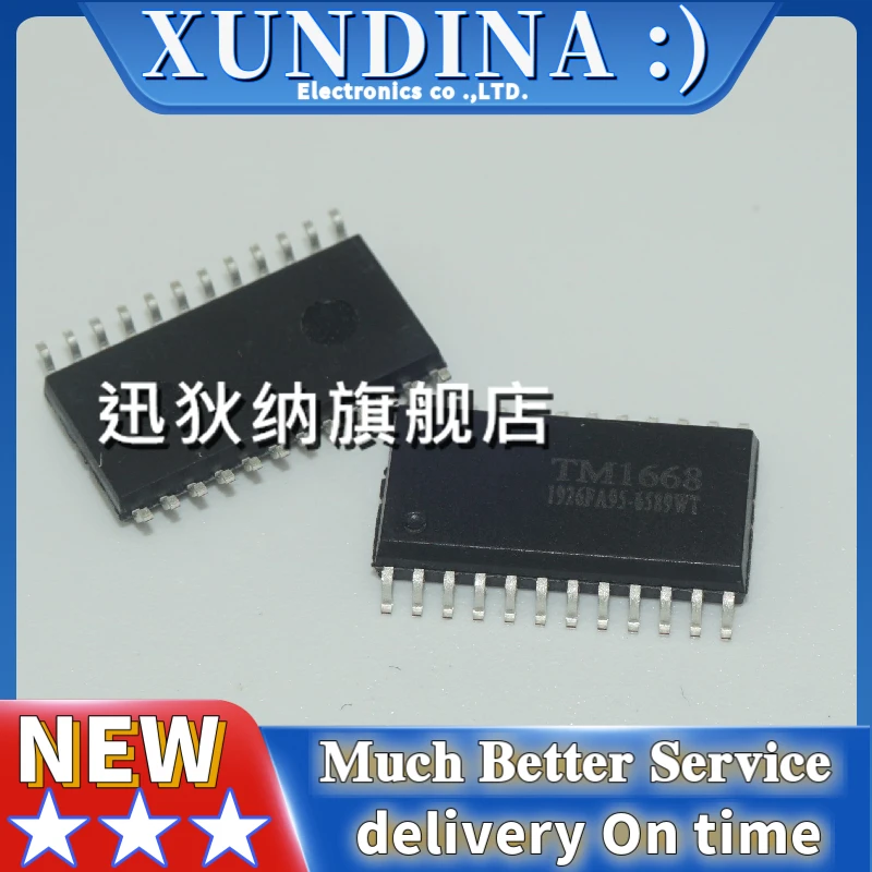 5PCS TM1668 SSOP-24 new and original IC