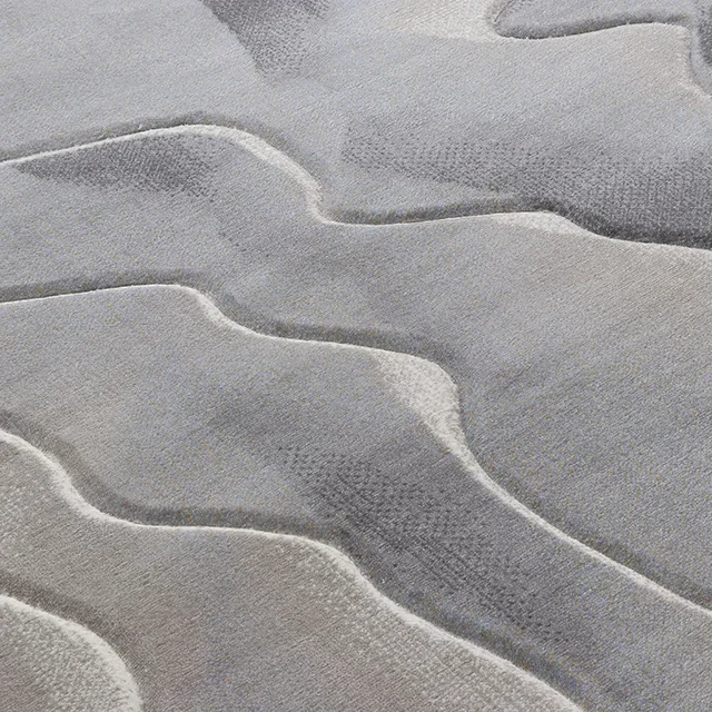 Tapis de ménage moderne en polypropylène, tapis de sol, tapis bleus, virus, vente chaude