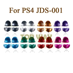 1set JDS001 JDM011 Metal Bullet Buttons Mushroom Cap L1 R1 L2 R2 Dpad Aluminum Buttons For PS4 JDS 001 Controller