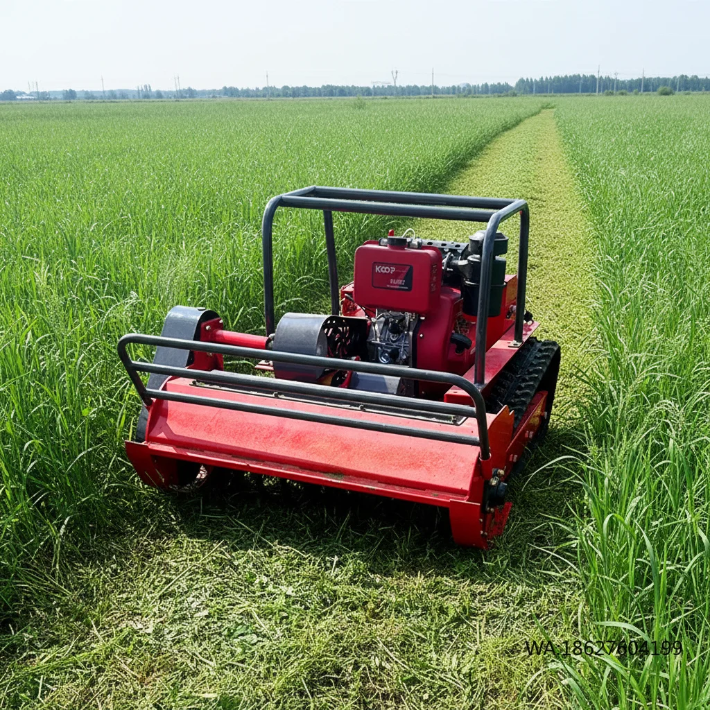 

Газонокосилка-робот самоходная 4-тактная для сада Euro 5 KOOP с интеллектуальным дистанционным управлением