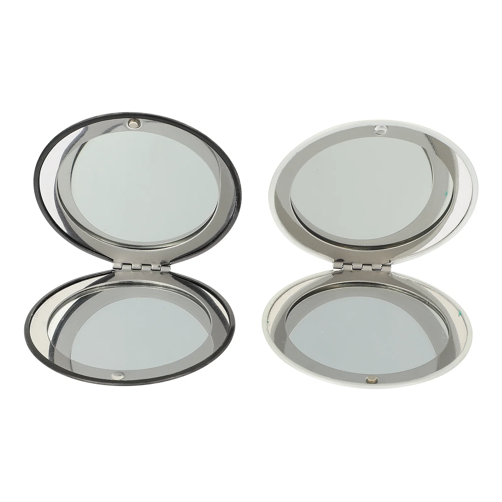 

2Pcs Compact Mirror Double-Sided Foldable Mini Travel Makeup Mirrors Portable Pocket Vanity Mirror for Female Outdoor