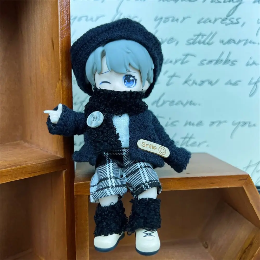 6 ชิ้นน่ารัก Handmade ตุ๊กตา BJD เสื้อผ้า DIY Cool OB11 ตุ๊กตาเสื้อผ้าตุ๊กตาอุปกรณ์เสริม